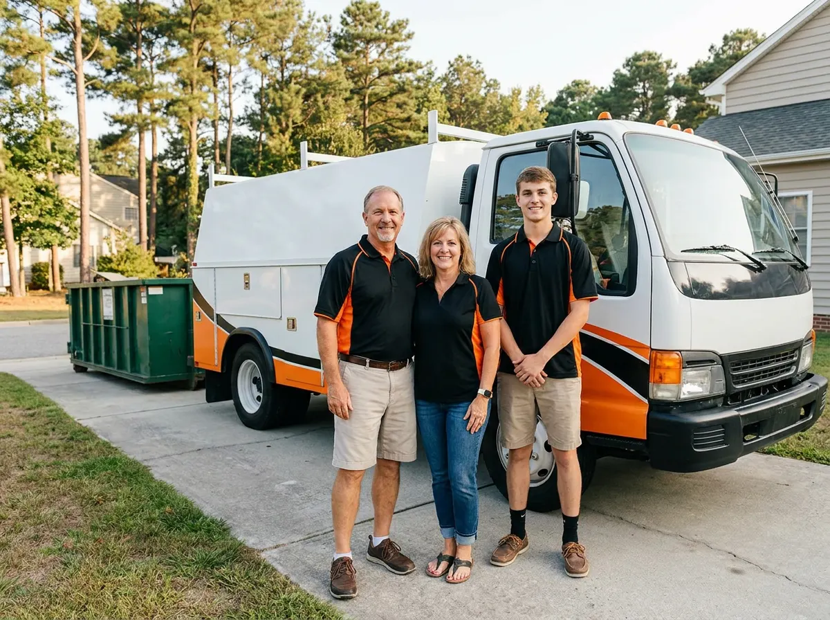 The Bulldog Dumpster Rental team, dumpster rental in Virginia Beach, VA